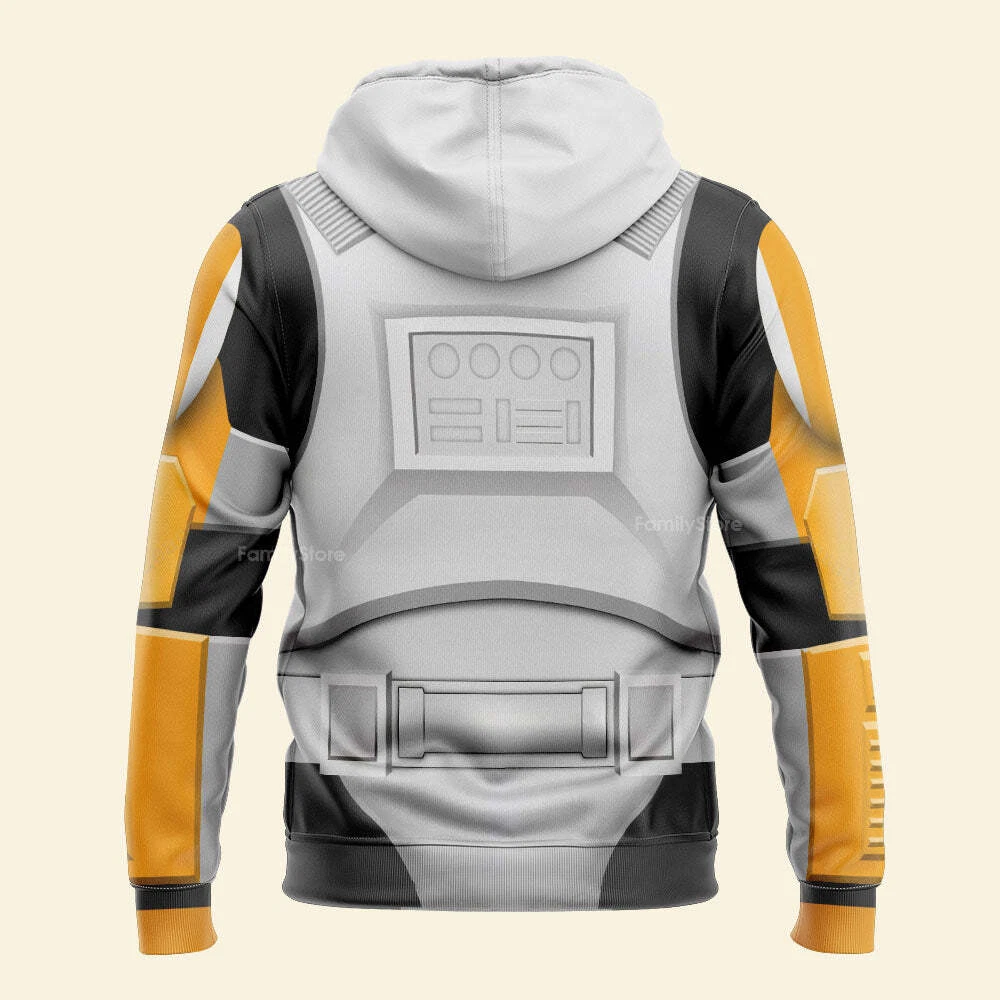 Star Wars Clone Trooper Commander Costume Hoodie Sweatpants