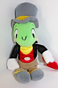Walt Disney World Jimmy Jiminy Cricket Plush Pinocchio Stuffed Animal Beanbag