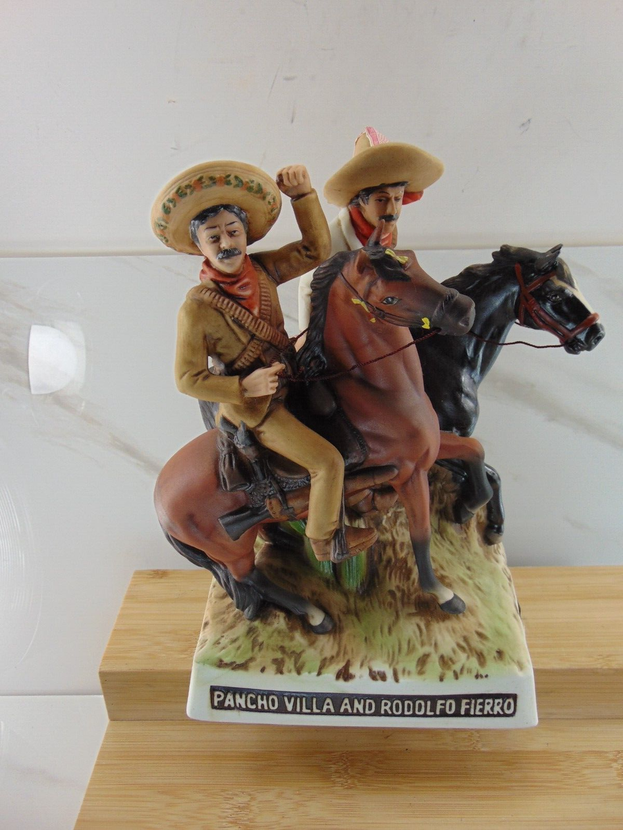 VINTAGE SEPT. 1972 DECANTER TEQUILA PANCHO VILLA RARE IN MINT