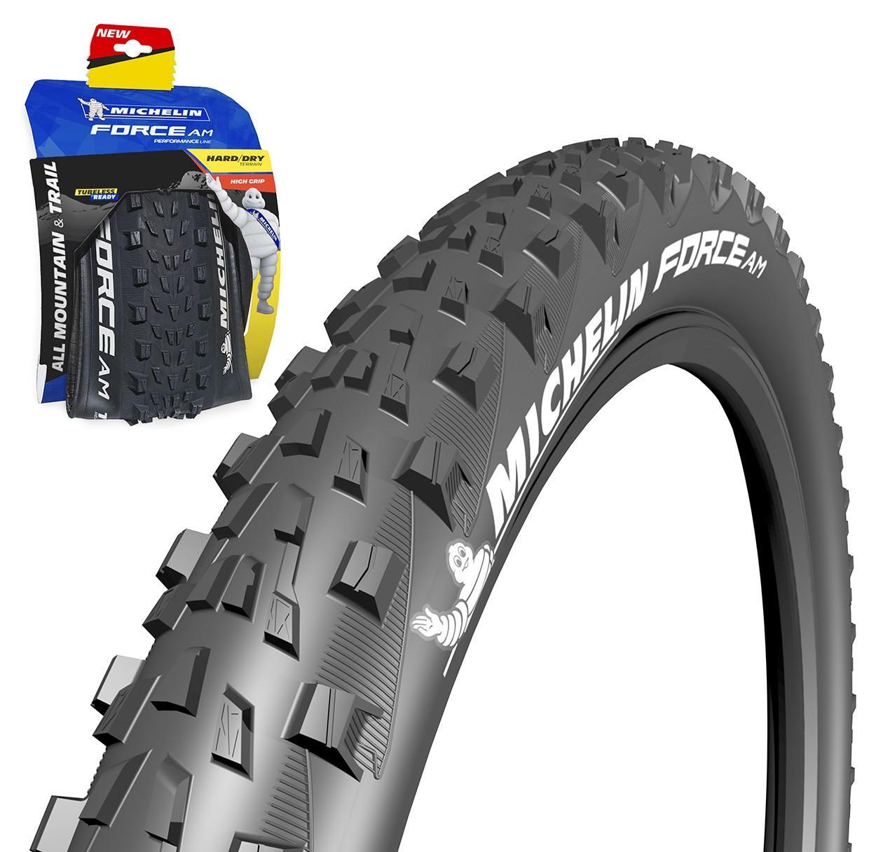 Pneu michelin force am 27.5 anti crevaison tubeless pour vtt tout terrain