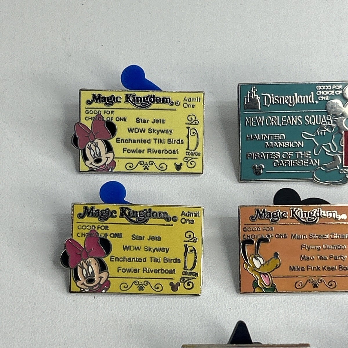 WDW Hidden Mickey Collection - Magic Kingdom Ticket 14 Pin Set