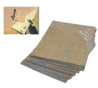 2 X LINO BLOCK PRINTING BOARD HESSIAN BACKED TILE 300mm x 200mm 3.2mm THICK