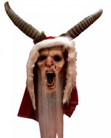 Krampus Maske Vollkopf – DäMonen Maske Mit HöRnern & Bart – Latex Maske Mit 41