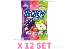 MORINAGA HI CHEW ASSORT SOFT CANDY 86g JAPANESE FRUIT CHEWY SWEETS X 12 SET