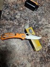 NIB Buck USA Spitfire 722 Folding Pocket Knife In Orange - 7453 — photo 2
