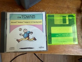 RARE Fujitsu FM TOWNS Model 2 Main Unit Set + OS RAM& Accessories Tested/Working