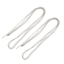  4 Pcs Rhinestone String Rope Cord Drawstring for Sewing Fancy Shoe Laces