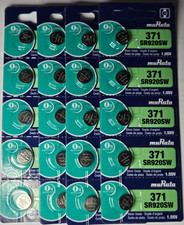 371 MURATA 20PK 1.55V SILVER OXIDE GREAT EXP 10/32 SR920SW SR69 FREE SHIP TRAK