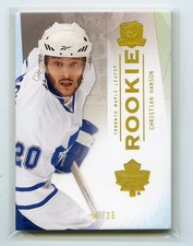 2009-10 Upper Deck The Cup Rookie Gold /25 Christian Hanson #144 Rookie Card RC. rookie card picture