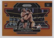 2022 Panini Prizm WWE Orange Prizm 64/99 Guru Raaj #58 11pj