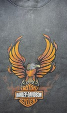 Vintage Harley Davidson Eagle Detroit t-shirt XXL pre-shrunk faded USA made