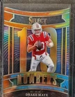 2025 Panini Select - Select Numbers Drake Maye - 15 Tie Dye #10/25