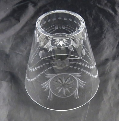 William Yeoward Crystal Pearl Candle Lamp Shade 5'' x 5-1/2'' x 2-5/8'' Mint