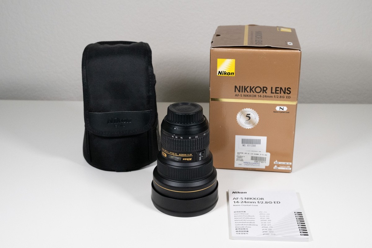 Nikon AF-S Nikkor 14-24mm f2.8g ED Lens | eBay