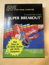 Atari 400/800 XE Super Breakout - Complete In Box - Small Box - Nice Condition! image