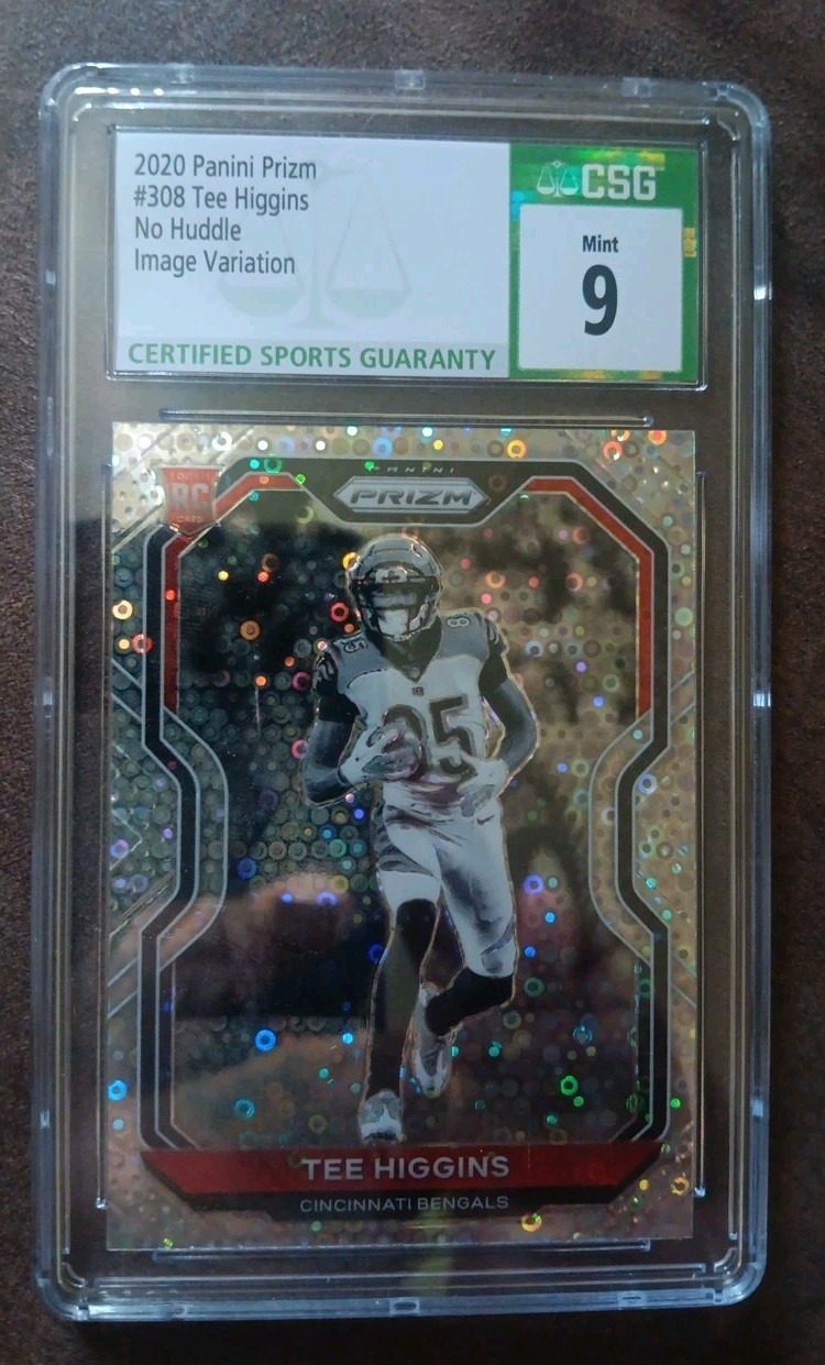 2020 Panini Prizm Tee Higgins RC No Huddle Variation #308