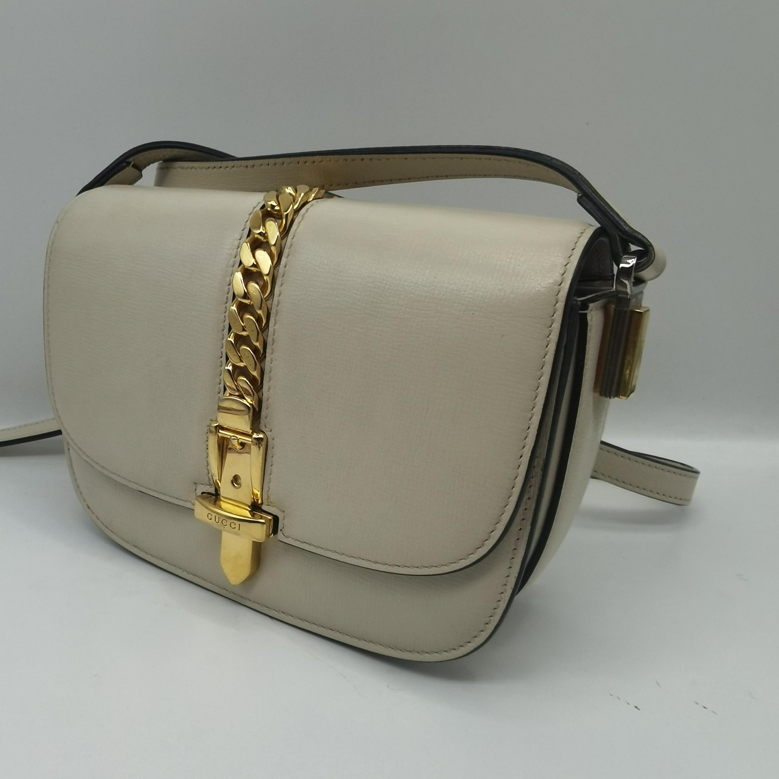 Gucci Sylvie 1969 Mini Leather Shoulder Bag - ## image 2