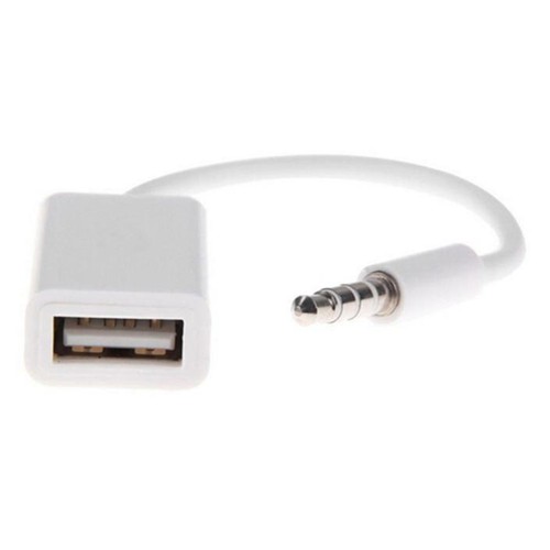 3 .5mm USB to Audio Cable Jack Car Auxiliary Female Converter 3.5 - 第 1/6 張圖片