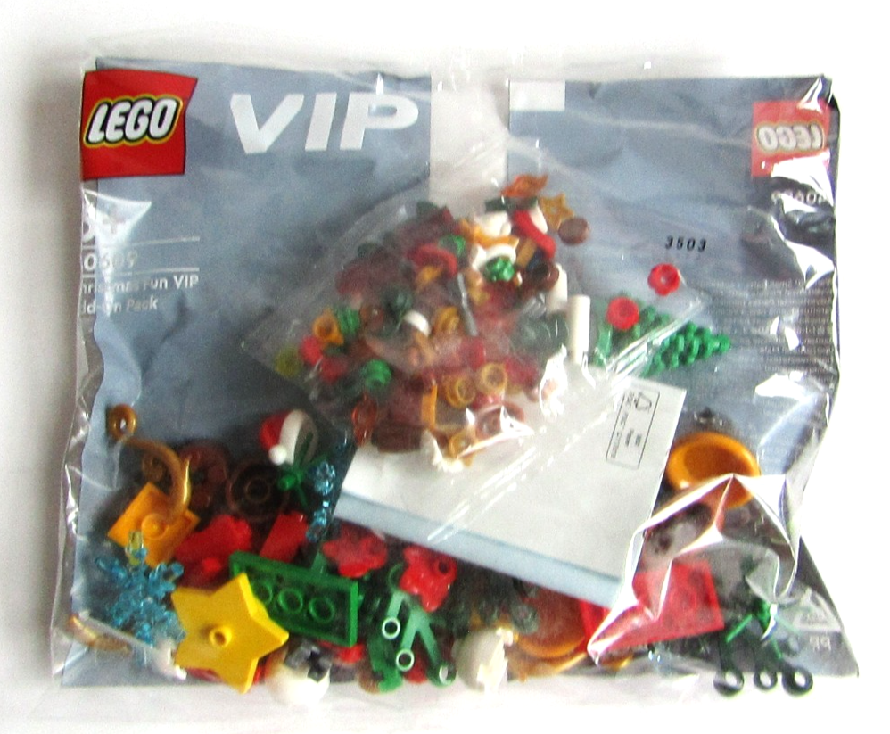 Lego Christmas Fun VIP Add-On Pack No 40609  Retired New & Sealed