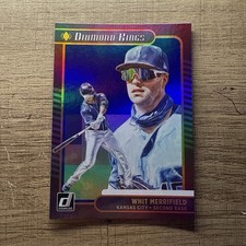 2021 Panini Donruss - Diamond Kings Whit Merrifield #9 Holo Blue