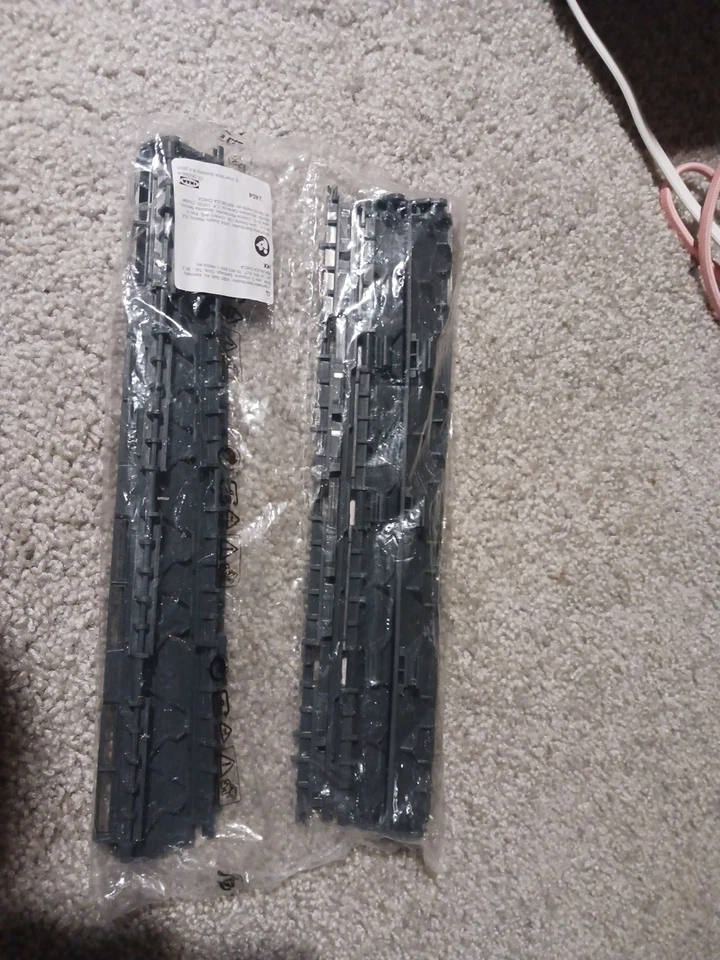 Faixa de borda IKEA RUNNEN piso externo deck plástico cinza escuro pacote com 3  - Imagem 2 de 3