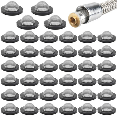 #ad #ad 40 PCS Stainless Steel Filter Hose Washers with Screen for Garden Connector $16.64