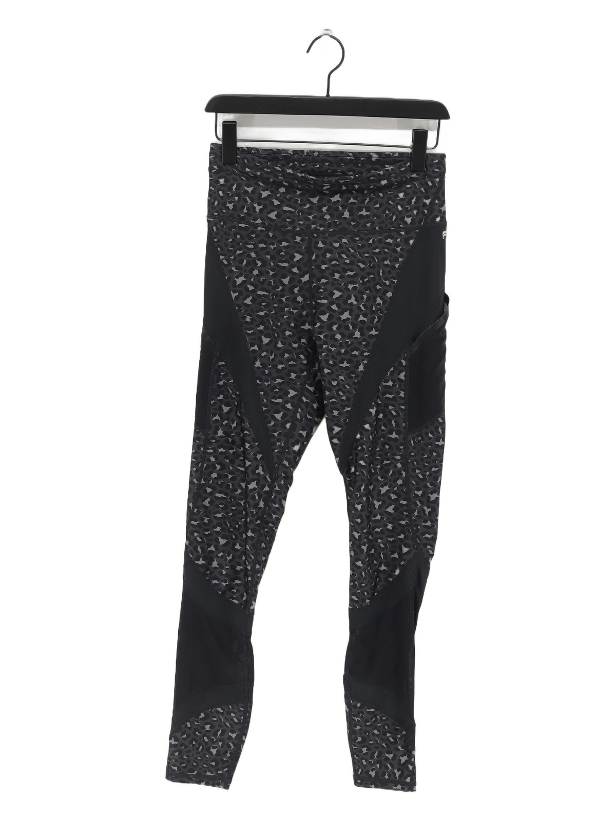 ALTRA Leggings donna Fabletics W 28 in grigio stampa animalier 100% altro lunghezza intera