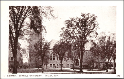 Library, Cornell University, Ithica, New York, 1910s--Postcard R252