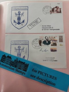 Ships Boats Military Baggage Ships vf large collection fdc's 2 albums Part 4 TOP
