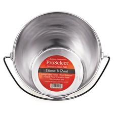 ProSelect Heavy Duty Stainless Steel Pails   Durable Pails for Kennels and Farms
