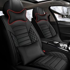 For Toyota Rav4 Front Rear Car Seat Covers 5-seats Protector Leather Full Set For Toyota Rav4 Front Rear Car Seat Covers 5-seats Protector Leather Full Set