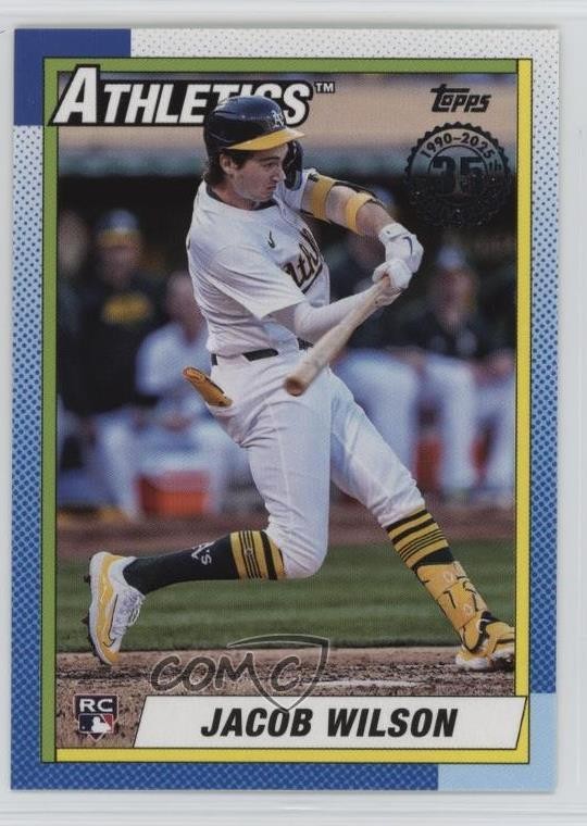 2025 Topps Series 1 1990 Topps Baseball Jacob Wilson #T90-29 Rookie RC