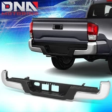 For 2016-2023 Toyota Tacoma Chrome Rear Step Bumper Assembly w/o Sensor Hole