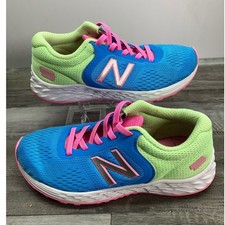 New Balance Fresh Foam Arishi v2 Blue Lime Pink Kids Sneakers PAARIGS2 Size13.5M