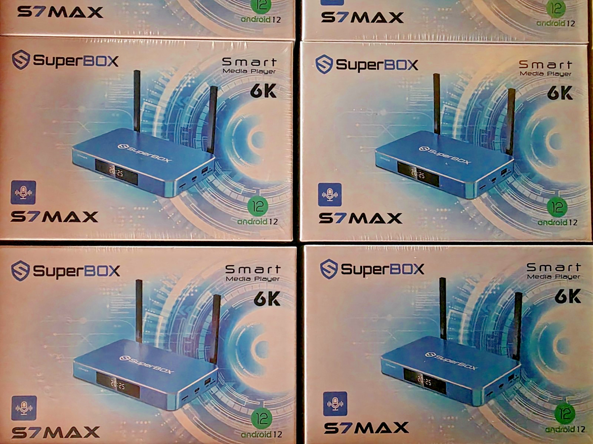 SuperBox S7 Max Android TV Box 6K Streaming Media Player WiFi