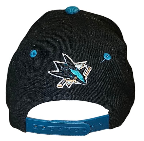 San Jose Sharks Snapback Hat Vtg 90s Zephyr NHL Hockey Sports Wool Blend - Picture 2 of 9