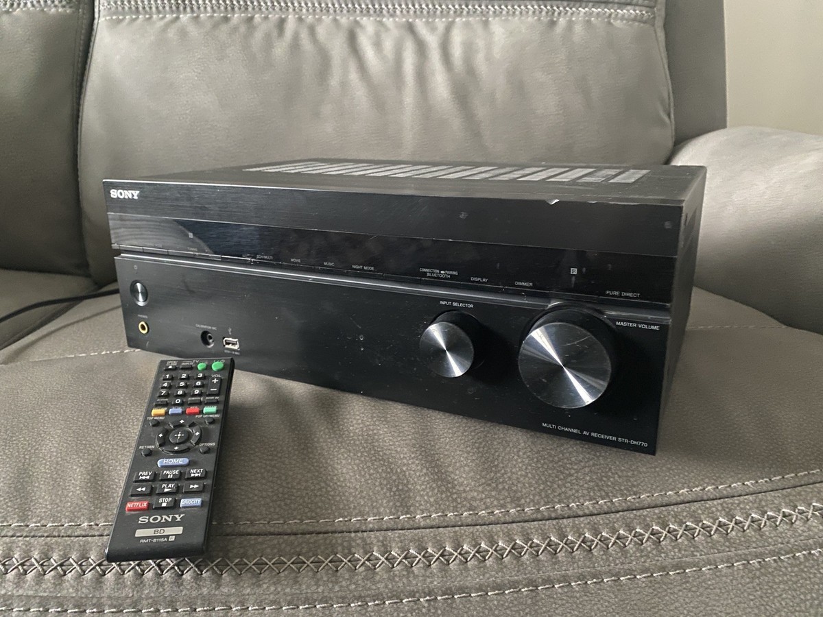Sony STR-DH770 7.2 Channel Home Theater Bluetooth 4K AV HDMI