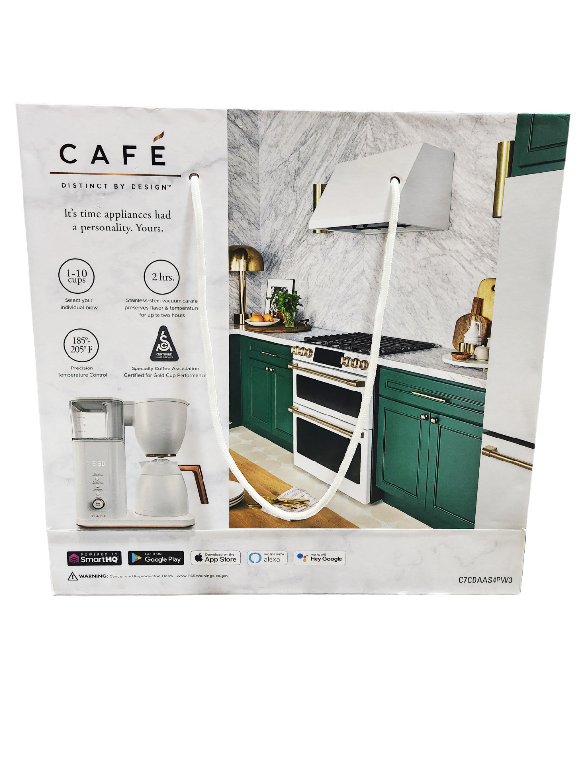 Café Specialty Drip Coffee Maker - Matte White (C7CDAAS4PW3)