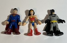 Lote de figuras Fisher Price Imaginext DC Super Friends Batman Superman Wonder Woman