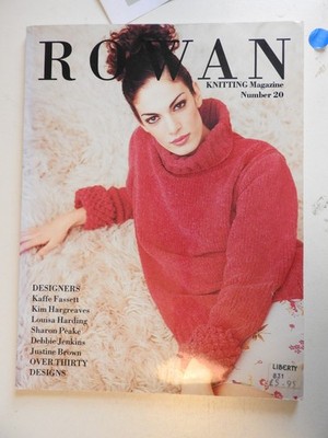 Rowan magazine No 20 Kaffe Fassett Kim Hargreaves Louisa Harding 30+ designs