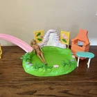 Barbie Hawaiian Fun Lagoon Pool Playset #7260 Vintage 1990 Mattel 14”