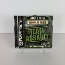 Army Men: World War - Team Assault Sony Playstation 1 PS1 Complete Cib Reg