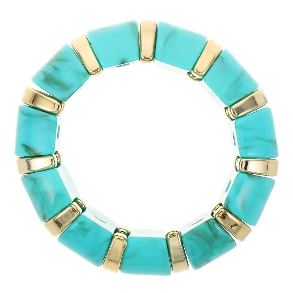 Geometrische Armbänder für Damen, Perlenarmband - Boho Manschette breites Armband - Bild 3 von 4
