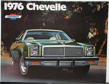 1976 Chevrolet Chevelle Malibu Laguna Color Sales Brochure Original