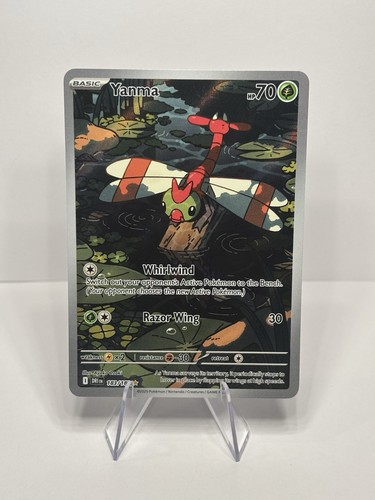 Yanma 183/182 Sv10: Destined Rivals Illustration Rare Holo Pokemon TCG 2025🔥🔥