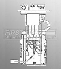 FIRST LINE FFP1190 Fuel Pump Fuel Delivery Supply Fits Mercedes-Benz A-Class
