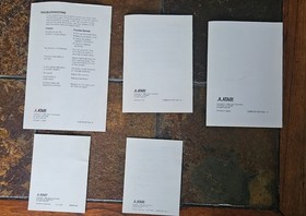 Atari Lynx Game Manual Lot Owner's Roadblasters, Klax, Blue Lightning California