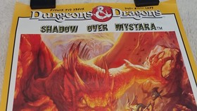 Dungeons & Dragons Shadow of Mystara Arcade Sega Saturn Promo Poster Import JPN