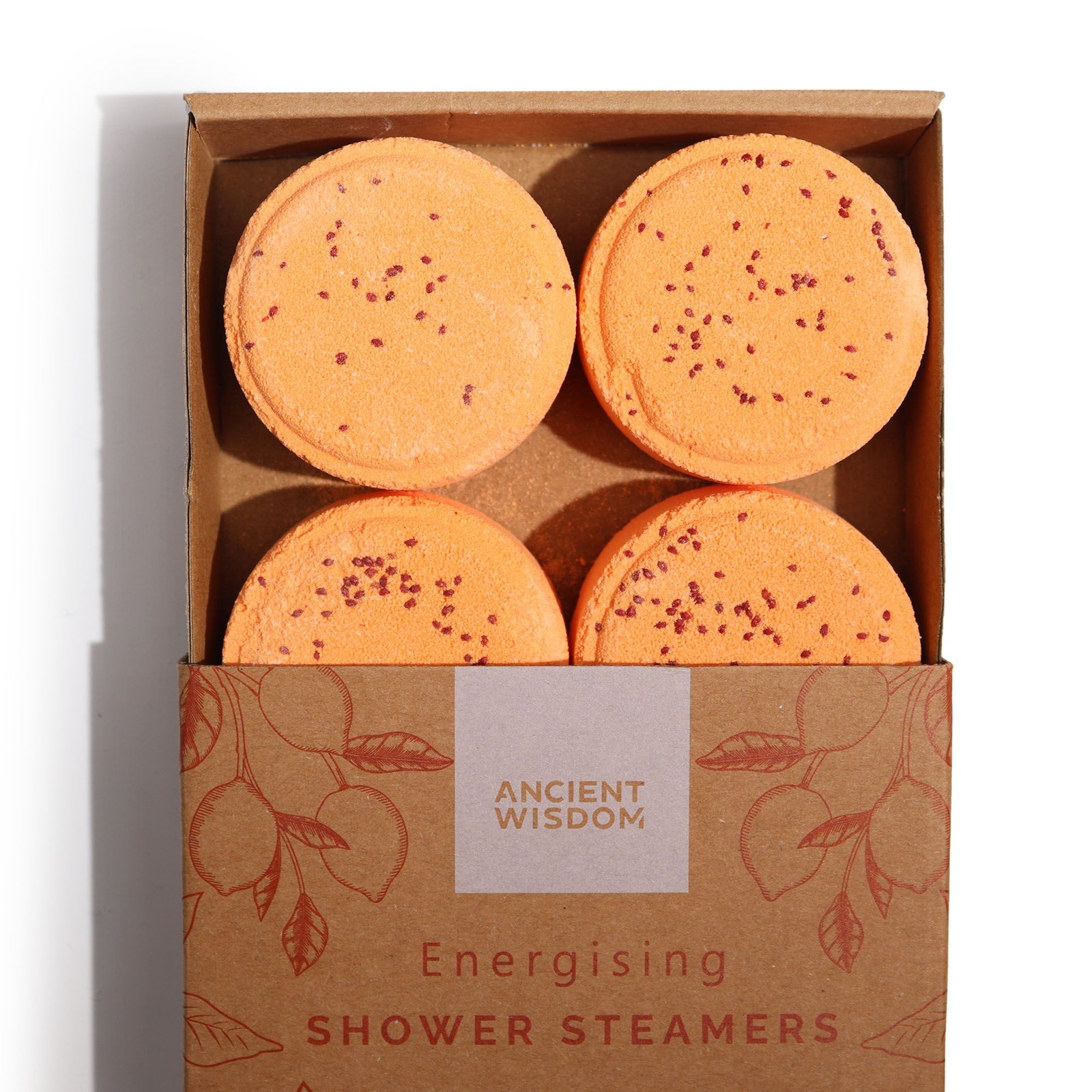 B&Q - Zen Shower Steamers Therapy Wellness Gift SetEnergising Peppermint Frankincense Lemon4X50G - Image 2