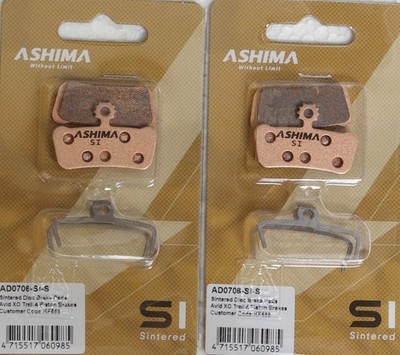 2 Paar SRAM Avid X0 X9 X7 Trail Guide R Bremsbelag metallisch gesintert sinter 